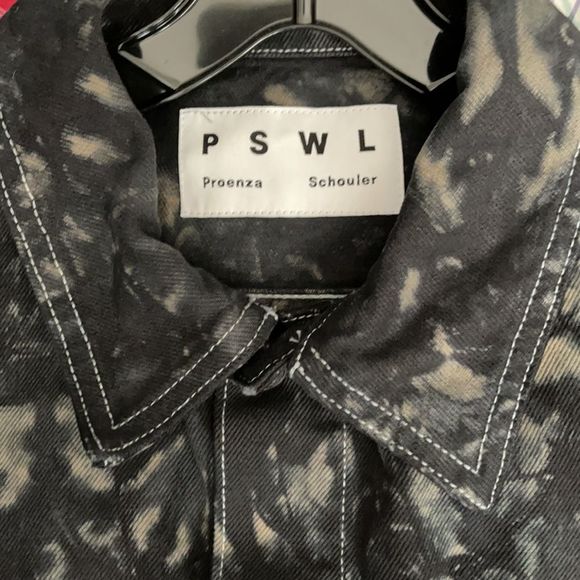 Proenza Schouler PSWL Silverlake Denim Jacket L - Picture 7 of 14